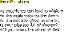 the riff :  elders